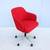 Steelcase West Elm Work Sterling Office Desk Chair in Red Fabric, New 2 thumbnail