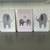 Baby Girl Nursery (15"x 10") Wall Art - Pink and Gray Elephant Nursery 1 thumbnail