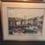 Framed Harbour Scene Watercolour Painting 25" Artist Signed Cafnaski 1 thumbnail