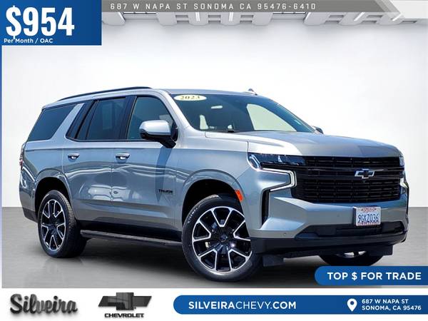$954/mes - 2023 Chevrolet Chevy Tahoe RST - $62,892 (687 W Napa, St Sonoma CA 95476-6410)63613152260737120