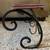 Distressed wooden wall shelf with hooks 2 thumbnail