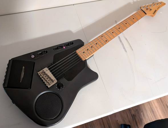 Casio EG-5 Electric Guitar w/ Built-In Cassette and Speaker