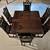 Antique Belgian hand carved dining room set 2 thumbnail