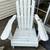White Adirondack Chair and Table Set 4 thumbnail