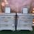 Glam style wooden queen bedroom set including bed and nighstands ! 13 thumbnail