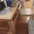 Nice sturdy wooden dining table with 4 chairs. 2 thumbnail
