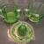 Green uranium glass pieces 2 thumbnail