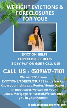 STOP EVICTIONS & FORECLOSURES 1