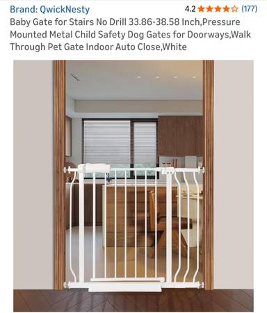 Baby gate, used once 1