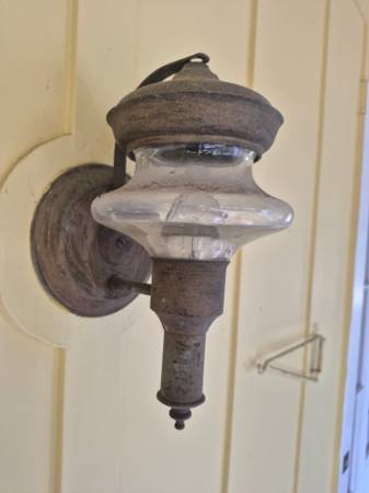 FLASH SALE!!! 11" Cool Vintage carriage lamp 1