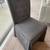 *NEW* Pair of Tufted Skirted Armless Dining Side Chair Gray 75% OFF! 6 thumbnail