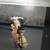 Gold Plated Moveable Mini Motorcycle Collectible Clock 4 thumbnail