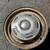 White Patina 15 inch Ford F-100 steel wheels with dog dish caps 6 thumbnail