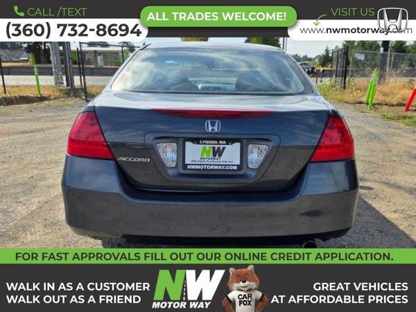 2007 Honda Accord LX Sedán 4D - $5,995 (7160 Guide Meridian Rd., Lynden, WA 98264)63442306042113124