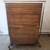 Antique solid oak icebox fridge 6 thumbnail