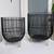 Black Metal Open Design Planter Pots with Gold Feet 1 thumbnail
