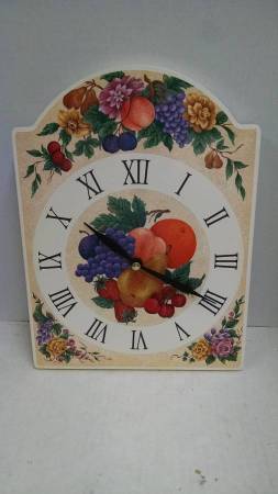 Fruit and Flowers Wall Clock 1