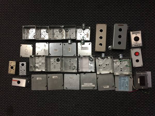 Bowers 6 pc 5-SDW-SPL & 5 pc 4-SDW-SPL, Electrical Outlet Square Boxes 1