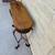 Beautiful wrought iron and wood sofa table. 6 thumbnail