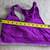 purple workout bra top halter jogging fitness stretch girls running 2 thumbnail