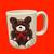 Vintage 80s Otagiri Hand-Painted 3D Raised Teddy Bear Mug/Cup 1 thumbnail