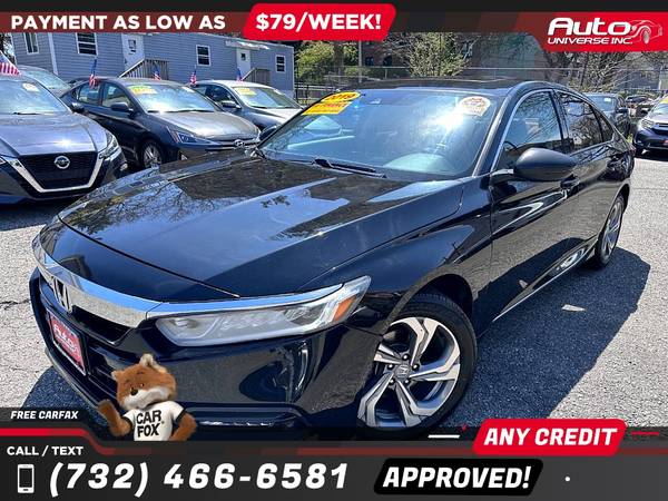 2019 Honda Accord EX LSedan 15T 15 T 15-T I4 I 4 I-4 - $500 (All advertised prices are DOWN PAYMENTS)63615097541123121