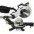 NEW Chicago Electric 10" 15 Amp Sliding Compound Miter Saw And Stand 2 thumbnail
