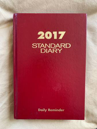 AT-A-GLANCE Standard Diary Daily Diary 2017, Hardcover Retails for $60 1