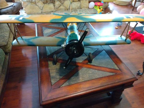 Avión RC, biplano Aero Master, tamaño .60 - $175 (Lake Charles)63435105056515123