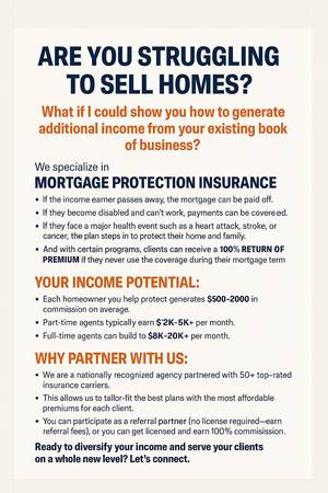Struggling to Sell Homes? Want Extra Income? 1