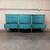 Delivery is available French Provincial Triple Dresser – Hand-Painted Turquois 5 thumbnail