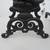 Cats Cast Iron Vintage Heavy Fireplace Andirons & Glass Marble Eyes 6 thumbnail