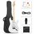 GST Electric Guitar HSS Pickups w/20W Amplifier White 1 thumbnail