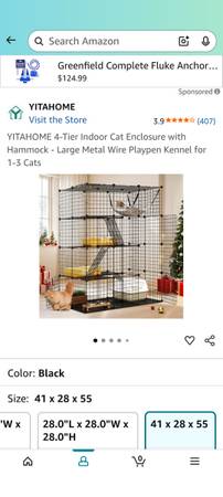 4 tier Cat kitten enclosure kennel 1