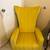 Mustard Yellow Armchair – Velvet Finish – Easy Assembly 1 thumbnail