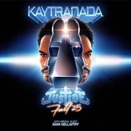 (2) Justice & Kaytranada Floor GA Tickets Saturday 10/25 1