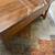 4 Ft Wood Mission 3 Drawer Coffee table Glass Top 🚚 extra 9 thumbnail