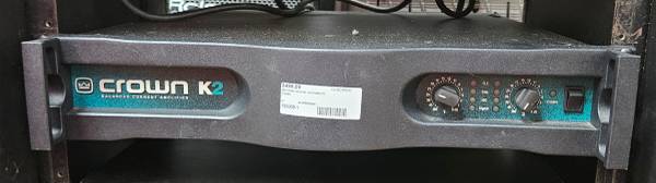 Crown K2 Power Amp 195008-1 1