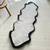 Black 6 X 2 ft sheepskin Rug Throw Black Long Natural Decor 5 thumbnail