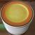 VTG Serving Plates NASCO CERAMICA CARMEL Japan Yellow, Orange BK/WT 2 thumbnail