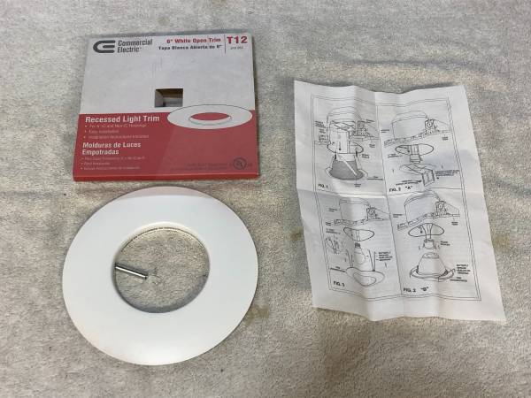 MISC. CEILING CAN LIGHT TRIM RINGS 1