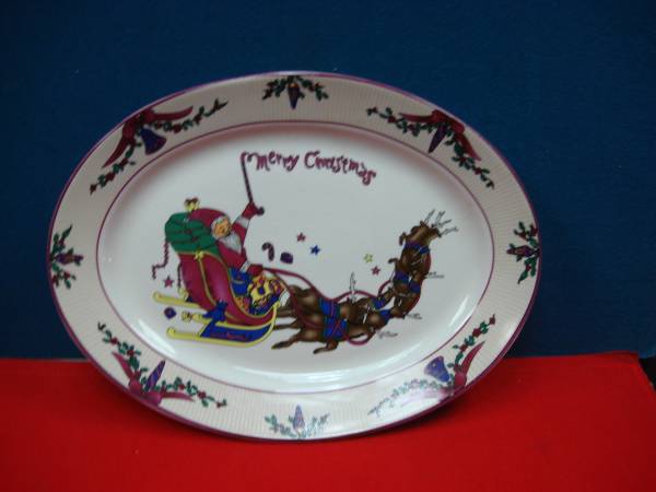 10 X 14 " CHRISTMAS PLATTER 1