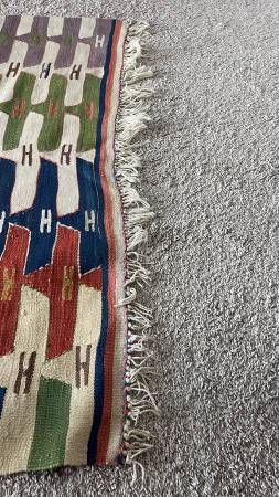 Turkish handwoven Kilim / Turkish rug / Turkish carpet - $500 (larkspur)63436144025857124