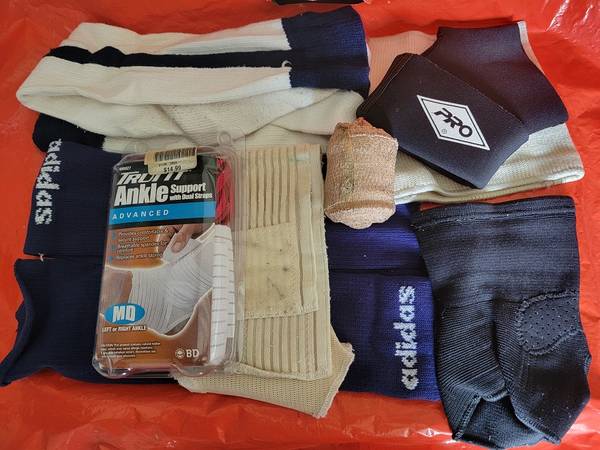 Soccer Socks and Ankle Wrap Set 1