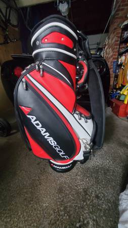 Leather Cuddy Cart Bag 1