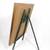 Vintage Faux Bamboo Metal Easel Stand 15.5" Green Patina Tabletop 9 thumbnail