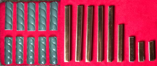 CRAFTS & ART PROJECTS VINTAGE TILE TRIM PIECES 1