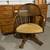 Solid Wood Antique MCM Executive Desk and Chair 4 thumbnail