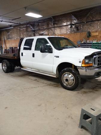 1999 Ford F-550 7.3 Power Stroke Flatbed Dually (4x4) 1