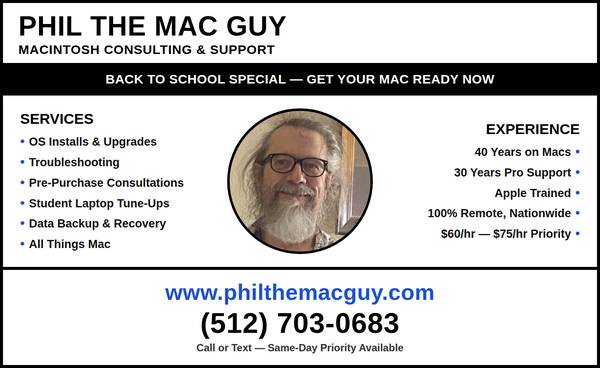 Mac Repair & Support — Mobile — Remote, Same-Day Available 1